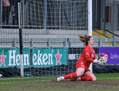 2024-25 v Bromley KWC qtr-fin Jade saves Bromley's 5th spot kick.jpg