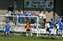 13 The Margate no 6 heads it across the goal while Andy watches....jpg