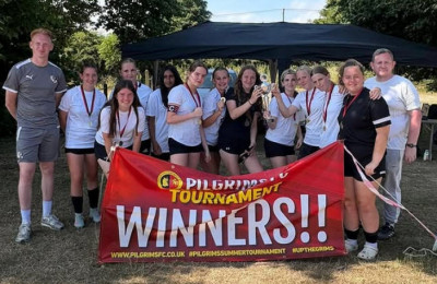 DFCG 2025-2026 - DFCGirls U16s winners of Pilgrims FC tourny#.jpg
